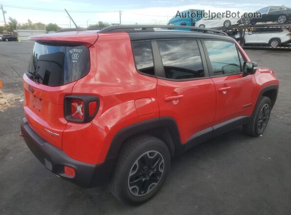 ZACCJBCT5GPD17949 2016 JEEP RENEGADE Красный Задняя правая четверть