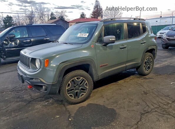 ZACCJBCT6GPD07432 2016 JEEP RENEGADE Серый Передняя левая четверть