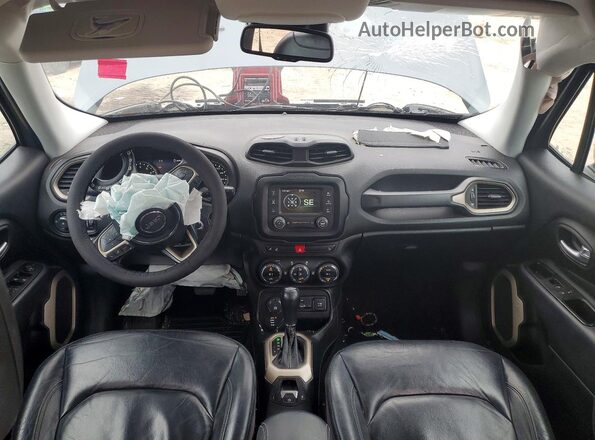 ZACCJBDB0HPE47256 2017 JEEP RENEGADE Синий Вид панели приборов