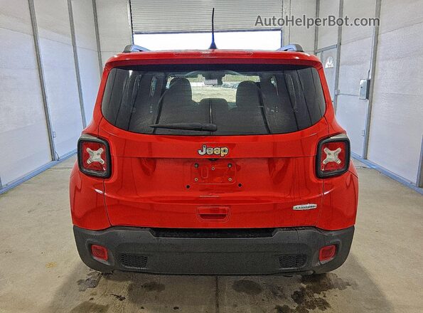 ZACNJAB17KPJ94471 2019 JEEP RENEGADE Red Vista trasera