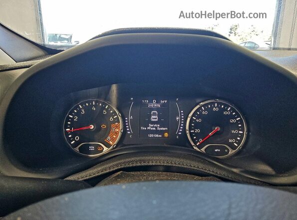 ZACNJAB17KPJ94471 2019 JEEP RENEGADE Red Vista del cuadro de instrumentos