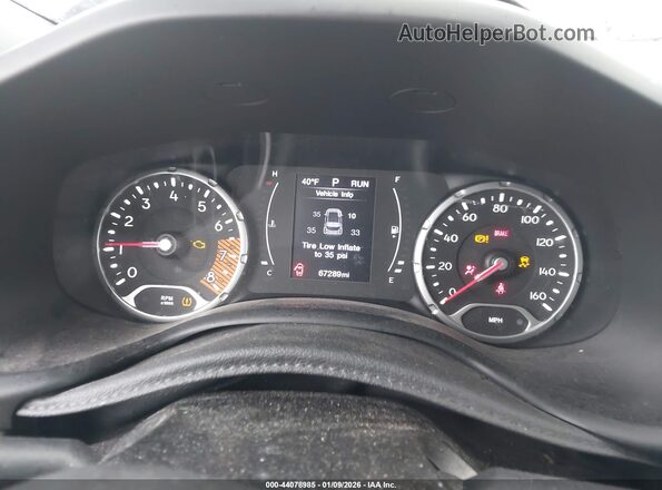 ZACNJABB2KPK31127 2019 JEEP RENEGADE Серый Вид задних сидений