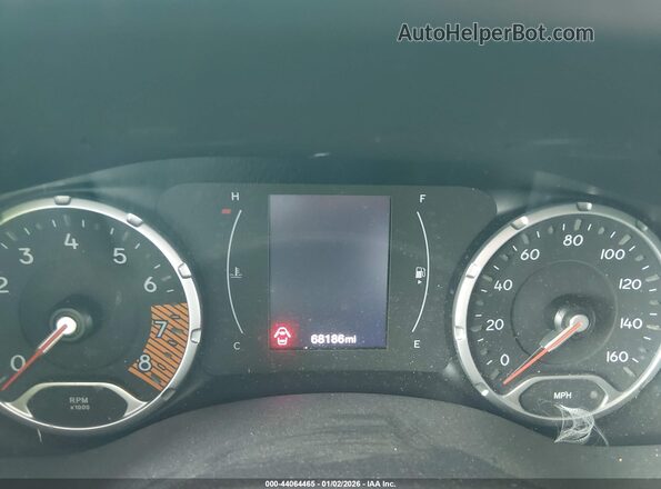 ZACNJABB2KPK83826 2019 JEEP RENEGADE White Widok tylnych siedzeń