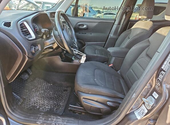 ZACNJABB8LPL90283 2020 JEEP RENEGADE Gray Вид салону спереду