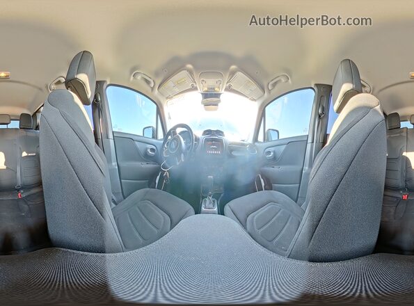 ZACNJABB8LPL90283 2020 JEEP RENEGADE Gray Панорамний вид салону 360°