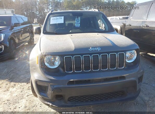 ZACNJBAB9KPK73754 2019 JEEP RENEGADE Gray Widok zestawu wskaźników