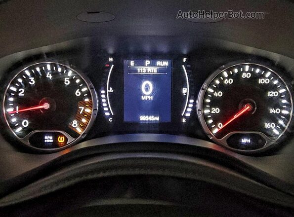 ZACNJBBB4KPK81677 2019 JEEP RENEGADE Черный Вид щитка приборов