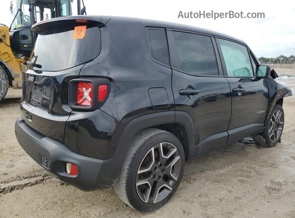 ZACNJCAB1MPM30587 2021 JEEP RENEGADE Black Rear right