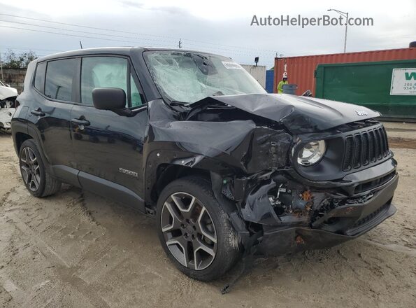 ZACNJCAB1MPM30587 2021 JEEP RENEGADE Black Front right
