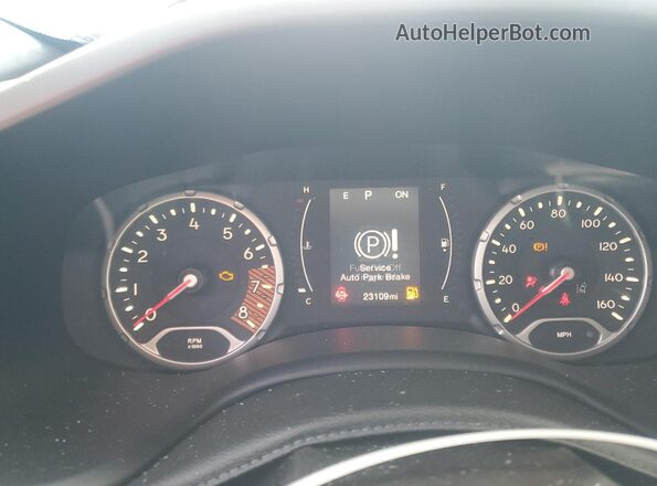 ZACNJCAB1MPM30587 2021 JEEP RENEGADE Black Instrument cluster view