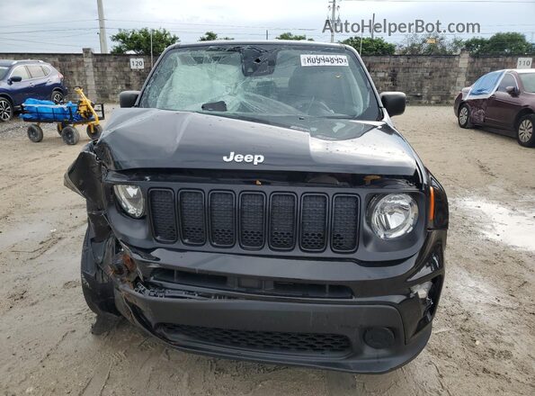 ZACNJCAB1MPM30587 2021 JEEP RENEGADE Black Front view