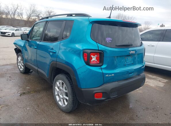 ZACNJDA12NPP01011 2022 JEEP RENEGADE Бирюзовый Задняя левая четверть