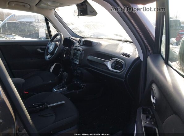ZACNJDAB3MPM51673 2021 JEEP RENEGADE Gray Front interior view