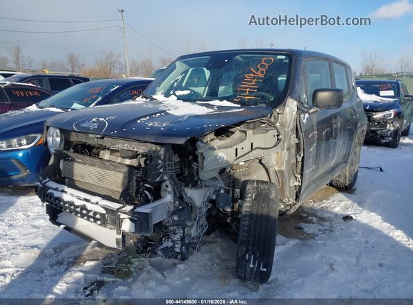 ZACNJDAB3MPM51673 2021 JEEP RENEGADE Gray Front left
