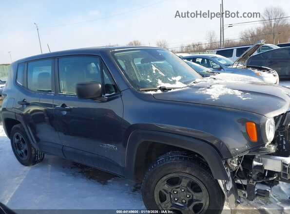 ZACNJDAB3MPM51673 2021 JEEP RENEGADE Gray Rear interior view