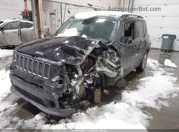 ZACNJDB13NPN86711 2022 JEEP RENEGADE Black Przód lewy