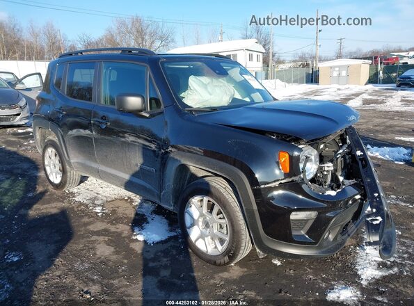 ZACNJDB14PPP61468 2023 JEEP RENEGADE Black წინა მარჯვენა