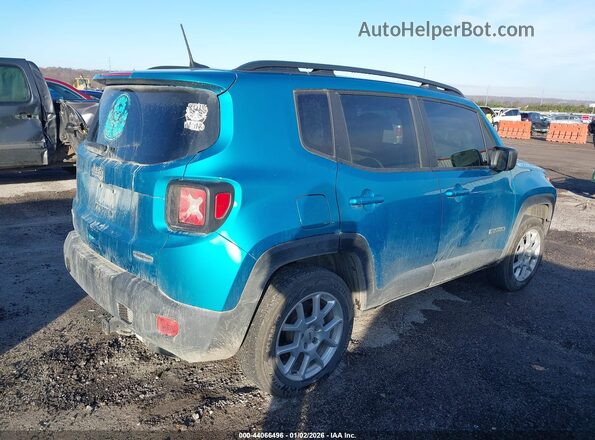 ZACNJDB15NPN96494 2022 JEEP RENEGADE Бирюзовый Задняя правая четверть
