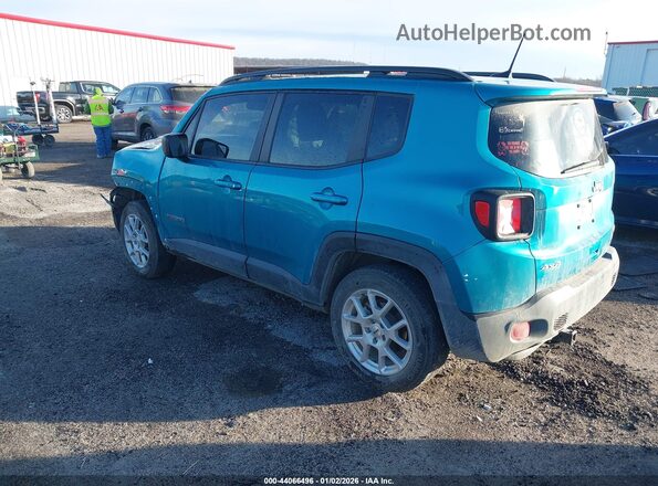 ZACNJDB15NPN96494 2022 JEEP RENEGADE Бирюзовый Задняя левая четверть