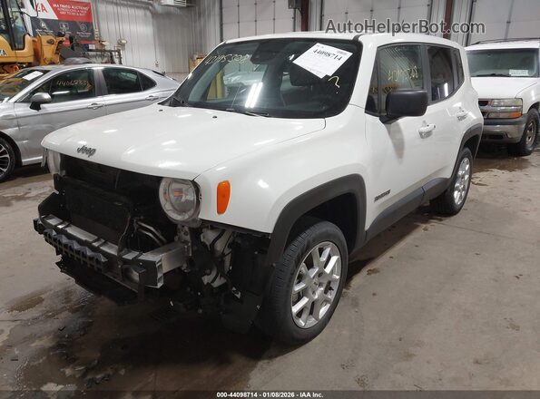 ZACNJDB17PPP70682 2023 JEEP RENEGADE White Przód lewy