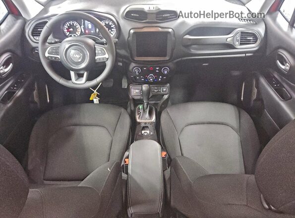 ZACNJDB17PPP72402 2023 JEEP RENEGADE Red წინა პანელის ხედი