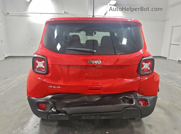 ZACNJDB17PPP72402 2023 JEEP RENEGADE Red უკანა ხედი