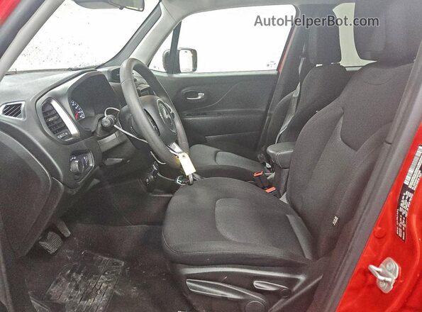 ZACNJDB17PPP72402 2023 JEEP RENEGADE Red წინა სალონის ხედი
