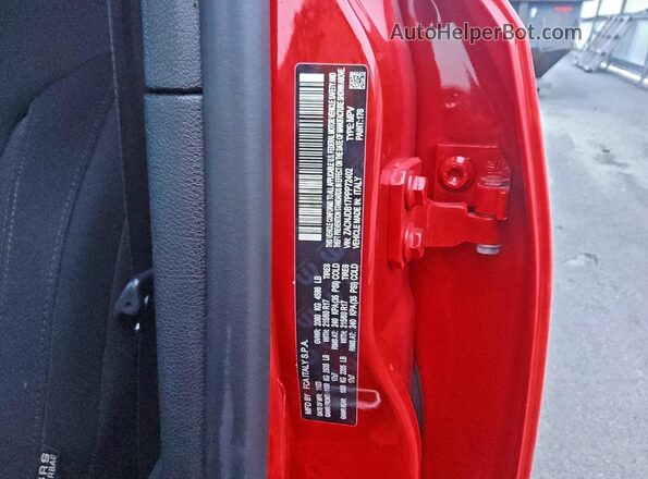 ZACNJDB17PPP72402 2023 JEEP RENEGADE Red VIN კოდის სტიკერის ხედი