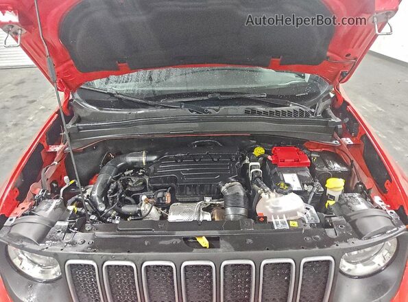 ZACNJDB17PPP72402 2023 JEEP RENEGADE Red ძრავის განყოფილების ხედი