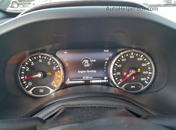 ZACNJDBB4MPN14939 2021 JEEP RENEGADE Blue Widok zestawu wskaźników