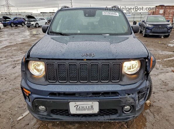 ZACNJDBB6MPM68997 2021 JEEP RENEGADE Blue Դիմացի տեսք