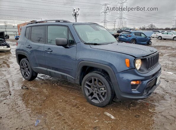 ZACNJDBB6MPM68997 2021 JEEP RENEGADE Blue Առջևի աջ