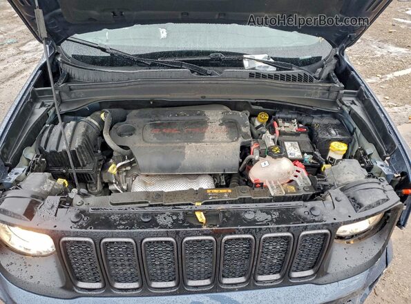 ZACNJDBB6MPM68997 2021 JEEP RENEGADE Blue Սալոնի հետևի տեսք