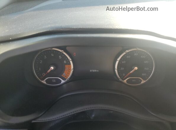 ZACNJDD16MPM43683 2021 JEEP RENEGADE White Widok zestawu wskaźników