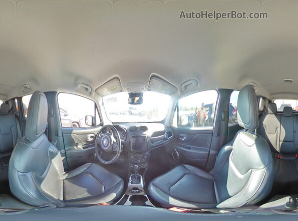 ZACNJDD16MPM43683 2021 JEEP RENEGADE White Widok wnętrza 360 stopni