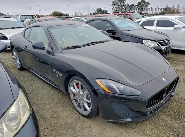 ZAM45VLA4G0174101 2016 MASERATI GRANTURISM Black Delantero derecho