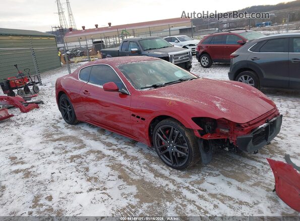 ZAM45VLAXJ0265719 2018 MASERATI GRANTURISM Red Przód prawy