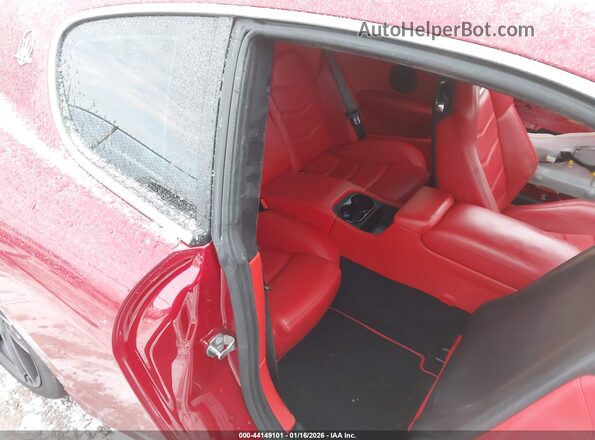 ZAM45VLAXJ0265719 2018 MASERATI GRANTURISM Red Widok naklejki z numerem VIN