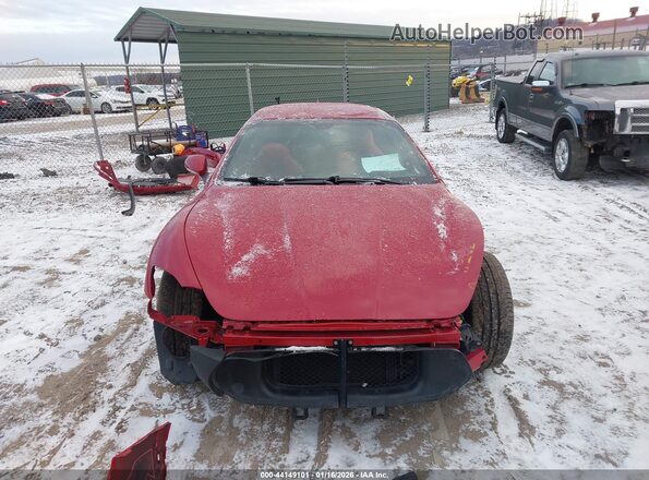 ZAM45VLAXJ0265719 2018 MASERATI GRANTURISM Red Widok wnętrza z tyłu