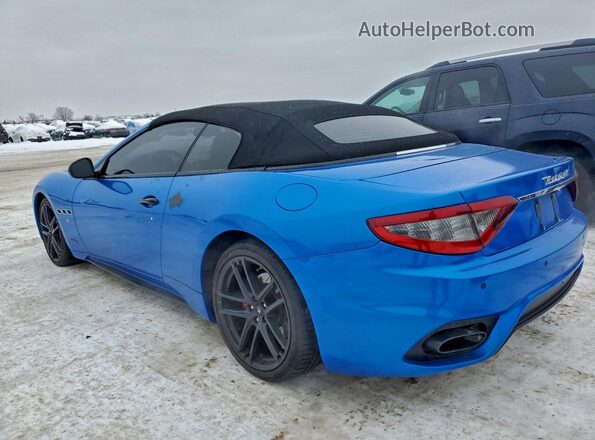 ZAM45VMA5J0276206 2018 MASERATI GRANTURISM Blue უკანა მარცხენა