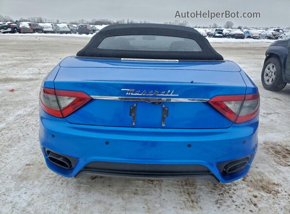 ZAM45VMA5J0276206 2018 MASERATI GRANTURISM Blue უკანა ხედი