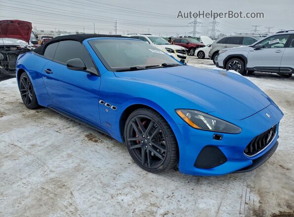 ZAM45VMA5J0276206 2018 MASERATI GRANTURISM Blue წინა მარჯვენა