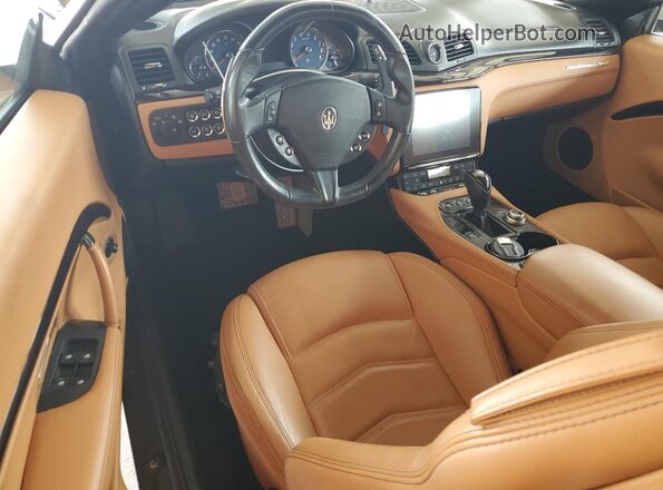 ZAM45VMA8J0280234 2018 MASERATI GRANTURISM Black წინა პანელის ხედი