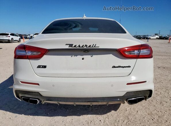ZAM56PPS5H1228629 2017 MASERATI QUATTROPOR White Widok z tyłu