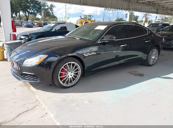 ZAM56RPL3H1224020 2017 MASERATI QUATTROPOR Черный Передняя левая четверть