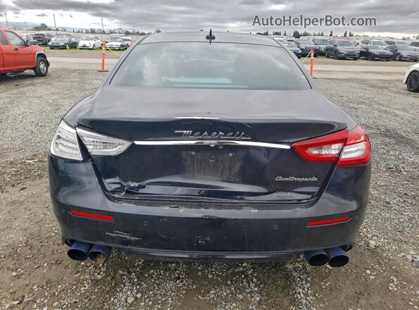 ZAM56RPL8H1229035 2017 MASERATI QUATTROPOR Black Rear view