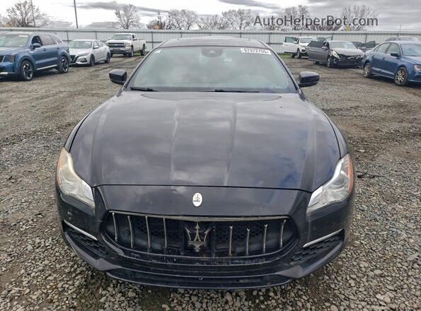 ZAM56RPL8H1229035 2017 MASERATI QUATTROPOR Black Front view