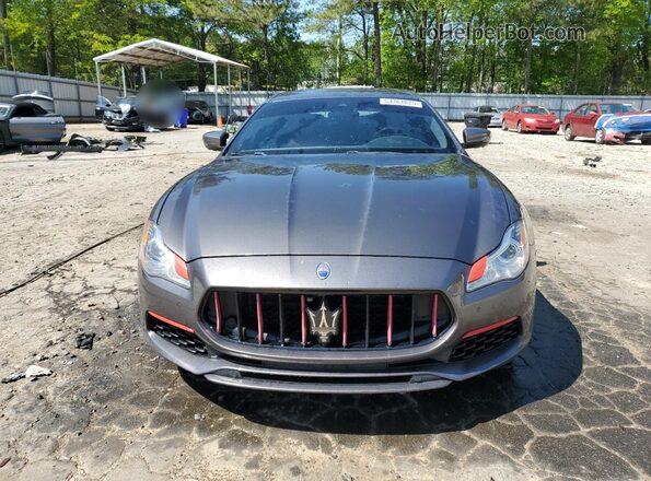 ZAM56RRL0H1252323 2017 MASERATI QUATTROPOR Серый Вид спереди