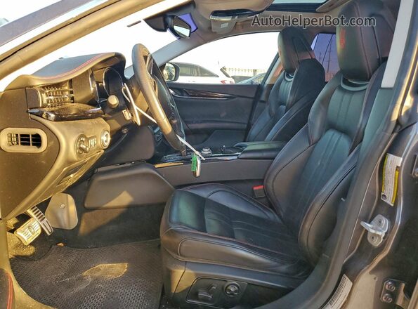 ZAM56RRS5H1233662 2017 MASERATI QUATTROPOR Черный Вид салона спереди