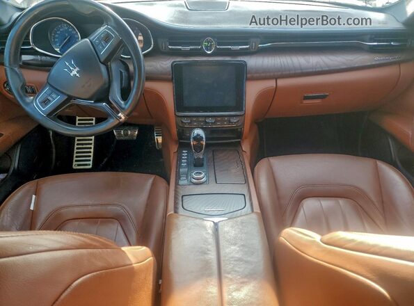 ZAM56YPA6J1283013 2018 MASERATI QUATTROPOR Белый Вид панели приборов